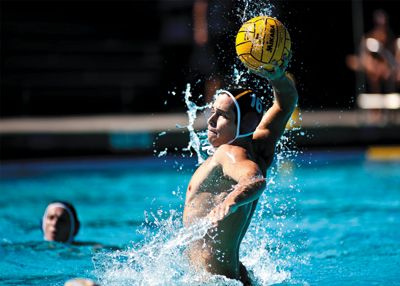 ScottRoederWaterpoloColor <strong>SCOTT ROEDER |</strong> Staff Photographer<br>Junior Doug Lindsey rises above the water to fire a shot on goal, en route to three straight wins for UCI.