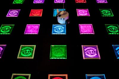 <strong>BRANDON WONG |</strong> Staff Photographer<br>CARL moves between different squares of light on the floor. He is trained to avoid certain squares.