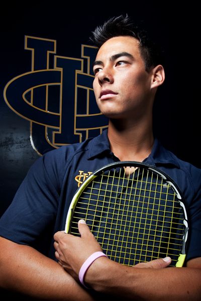melissa lee | Staff Photographer Senior Zac Tsai leads a deep UCI men’s tennis team this year which is ranked No. 51 in the nation.