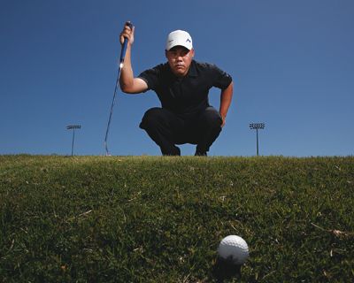MelissaLeeJohnChinWeb melissa lee | Staff Photographer John Chin has climbed to the top of the college golf rankings this season, poised with a confident attitude and a game that speaks for itself.